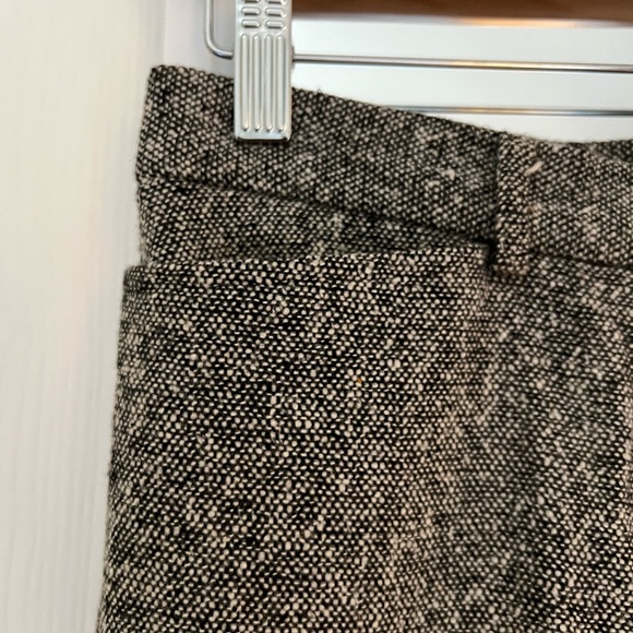 Beaded gray tweed evening trousers - Picture 4 of 5